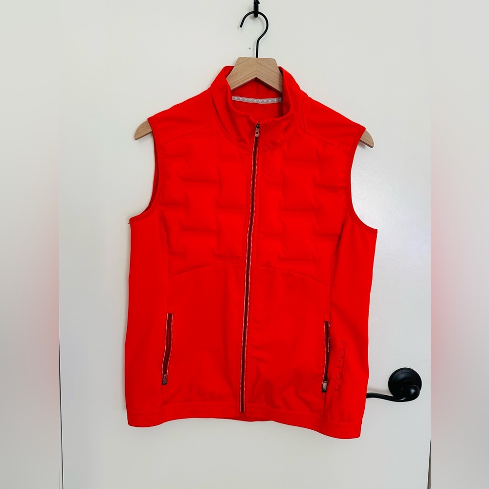 Korsa Bright Red Running Sleeveless Vest
